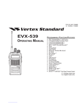 Vertex Standard USA AXI11154620 User manual