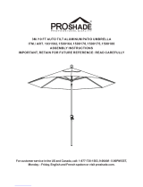 Proshade 1500170 Assembly Instructions Manual