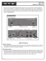 HTD SZA-2A Owner's manual