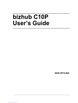 KONICA BIZHUB C10P User manual