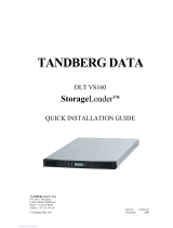 Tandberg Data StorageLoader DLT VS160 Quick Installation Manual