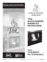Town & Country Fireplaces TC30.NG03C Instructions Manual