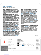 HYDRO-RAIN HRC 390 SERIES Quick Start Instructions