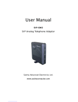 Sedna SIP-GW2 User manual