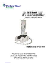 Pentair Legend Platinum II User manual