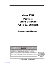 Teledyne 275R User manual