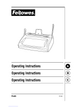 Fellowes PC 200 User manual