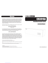 Crosley CR3016A User manual