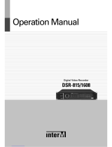 Inter-m DSR-1608 Operating instructions