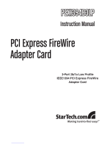 StarTech.com PEX1394B3LP User manual