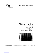 Nakamichi 620 User manual