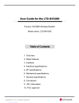 LG Innotek LTD-BH1000 User manual