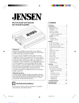 Jensen XA4150 Owner's manual