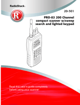Radio Shack 20-501 User manual