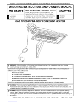 Mr. Heater MH25LP / MH25NG User manual