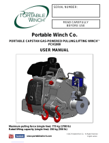Portable Winch PCH1000 User manual