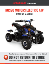 ROSSO MOTORS Kids ATV Owner's manual