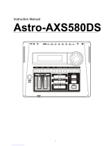 ASTRO AXE580DS User manual