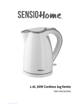 SensioHome3KW Plastic Kettle