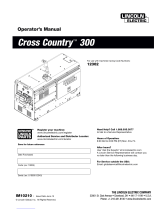 Lincoln Global CROSS COUNTRY 300 SAFETY 12362 User manual