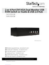 StarTech.com 4 Port StarView DVI/VGA USB KVM Switch w/ Audio User manual
