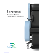 Seating Matters SORRENTO Operation Manual And Product Specification Manual