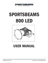 SPORTSBEAMS 800 LED User manual