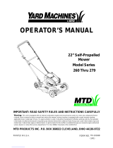 MTD 12A-526L062 User manual