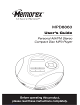 Memorex MPD8860 User manual
