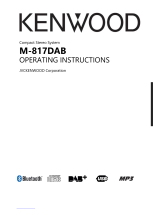 Kenwood M-817DAB Owner's manual