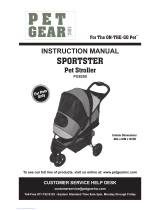 Pet Gear Sportster User manual