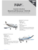 Top RC Model Beechcraft Bonanza V35 Assembly Instructions Manual