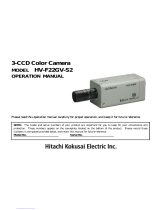 Hitachi Kokusai Electric HV-F22GV-S2 Operating instructions