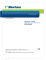 Mortara Ambulo 2400 User manual