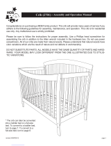 MDB Family 4 in 1 Crib Assembly And Operation Manual