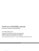 EverFocus EQH5000 Operating instructions