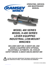 Ramsey Winch 400 Operating, Service And Maintenance Manual