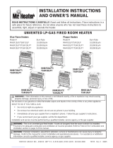 Mr. Heater MHIR30LPT Owner's manual