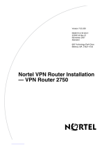 Nortel Networks 2750 User manual
