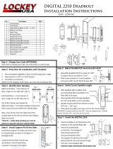 LOCKEY 3210 DC Installation guide