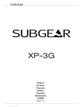 SubGear XP-3G User manual
