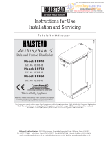Halstead BFF50 Instructions For Use Installation And Servicing