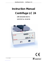 Sarstedt LC 24 User manual