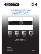 IQ CCTV IQR1920D8 User manual