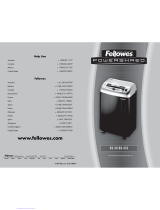 Fellowes Powershred SB-80 User manual