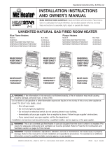 Mr. Heater HeatStar TSBF30NGT Installation Instructions And Owner's Manual