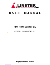 Linetek 2.0 HDMI Splitter 1x2 User manual