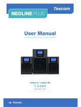 TESCOM NEOLINE PLUS 1101ST User manual