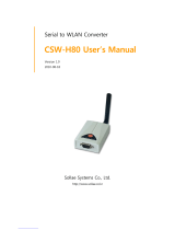 Sollae Systems CSW-H80 User manual