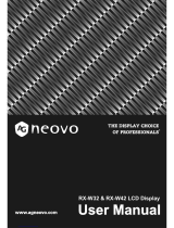AG Neovo RX-W42 User manual